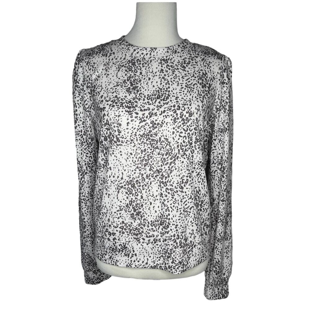 David Lerner Puff Sleeve Pullover Sz XL[=